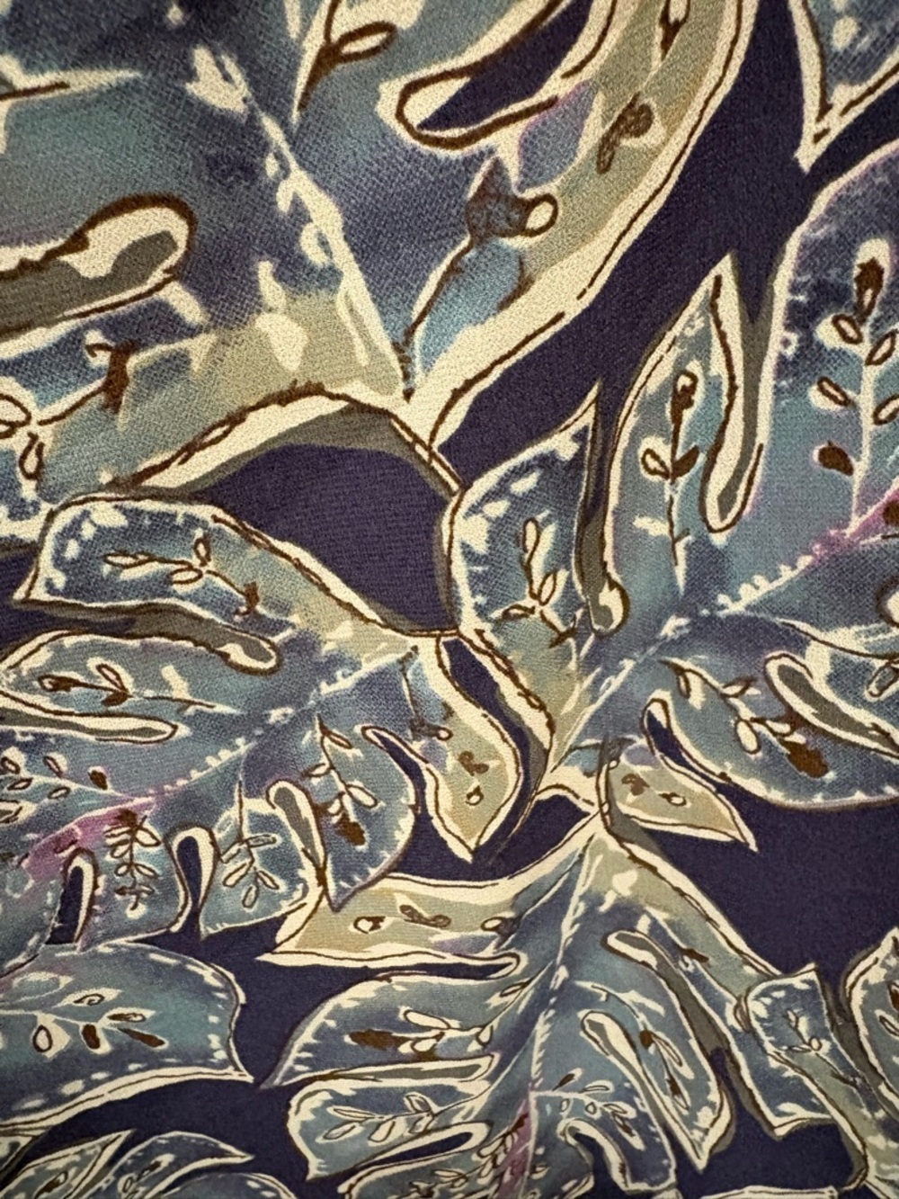 Coldwater Creek NWT Women’s Dress Size M Blue Floral Flowy Lightweight MSRP $128 - Picture 10 of 15
